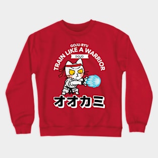 Goju Ryu Karate Cat Crewneck Sweatshirt